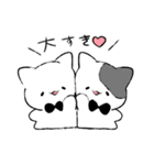 りぼネコちゃん（LOVE)（個別スタンプ：3）