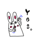 うさぎもどきのうさぎまる（個別スタンプ：19）