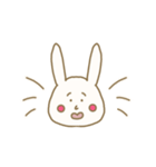 百面相なウサギです。（個別スタンプ：2）