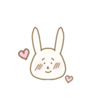 百面相なウサギです。（個別スタンプ：5）