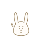 百面相なウサギです。（個別スタンプ：8）