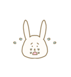 百面相なウサギです。（個別スタンプ：12）