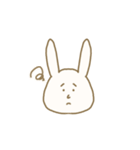 百面相なウサギです。（個別スタンプ：15）