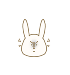 百面相なウサギです。（個別スタンプ：16）