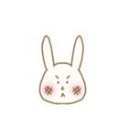 百面相なウサギです。（個別スタンプ：17）