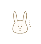 百面相なウサギです。（個別スタンプ：18）