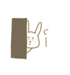 百面相なウサギです。（個別スタンプ：19）