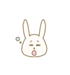 百面相なウサギです。（個別スタンプ：23）