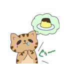 ぷりんとゆるねこ（個別スタンプ：5）