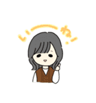 ふんわり女の子の日常スタンプ（個別スタンプ：2）