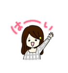 ふんわり女の子の日常スタンプ（個別スタンプ：4）