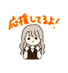 ふんわり女の子の日常スタンプ（個別スタンプ：8）