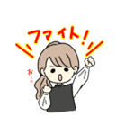 ふんわり女の子の日常スタンプ（個別スタンプ：9）