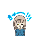 ふんわり女の子の日常スタンプ（個別スタンプ：12）