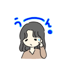 ふんわり女の子の日常スタンプ（個別スタンプ：16）