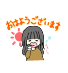 ふんわり女の子の日常スタンプ（個別スタンプ：18）