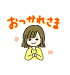 ふんわり女の子の日常スタンプ（個別スタンプ：23）
