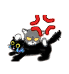 うちに出入りする野良猫たちの毎日2（個別スタンプ：5）