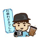 カメラ男子（個別スタンプ：38）