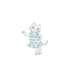 みずたまねこ（個別スタンプ：8）