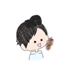 真野一家の食卓（個別スタンプ：8）