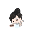 真野一家の食卓（個別スタンプ：9）