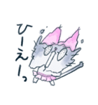 リボンみみのねこ①（個別スタンプ：23）