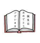 【毎日使える】丁寧な本スタンプ（個別スタンプ：32）