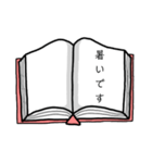 【毎日使える】丁寧な本スタンプ（個別スタンプ：34）