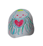 可愛いクラゲ（個別スタンプ：5）
