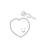グレーちゃん(ハート)（個別スタンプ：5）