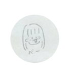 てがきの女の子。（個別スタンプ：7）