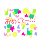 ジャッキーのお絵かき（個別スタンプ：4）