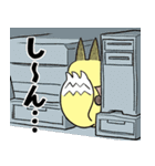 きつねとたぬきといいなずけ（個別スタンプ：28）