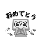 顔文字ロボくん（個別スタンプ：6）