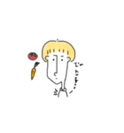 面長ちゃん(English)（個別スタンプ：1）