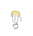 面長ちゃん(English)（個別スタンプ：2）