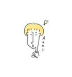 面長ちゃん(English)（個別スタンプ：5）