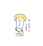 面長ちゃん(English)（個別スタンプ：7）
