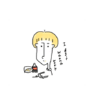 面長ちゃん(English)（個別スタンプ：8）