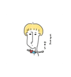 面長ちゃん(English)（個別スタンプ：10）