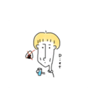 面長ちゃん(English)（個別スタンプ：12）