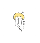 面長ちゃん(English)（個別スタンプ：14）