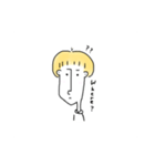 面長ちゃん(English)（個別スタンプ：15）