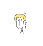 面長ちゃん(English)（個別スタンプ：16）