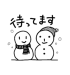 雪だるまたちの日々（個別スタンプ：4）
