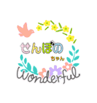 せんぼのちゃん♪（個別スタンプ：1）
