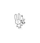 少し元気なうさぎ（個別スタンプ：2）