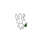 少し元気なうさぎ（個別スタンプ：7）
