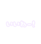 ‪°ʚピンク系ɞ°‬文字スタンプ（個別スタンプ：3）